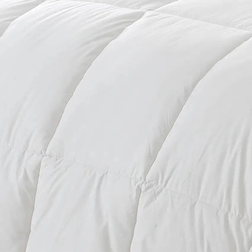 White Twin Fabric Spot Clean Goose Down Down Comforter Photo 1