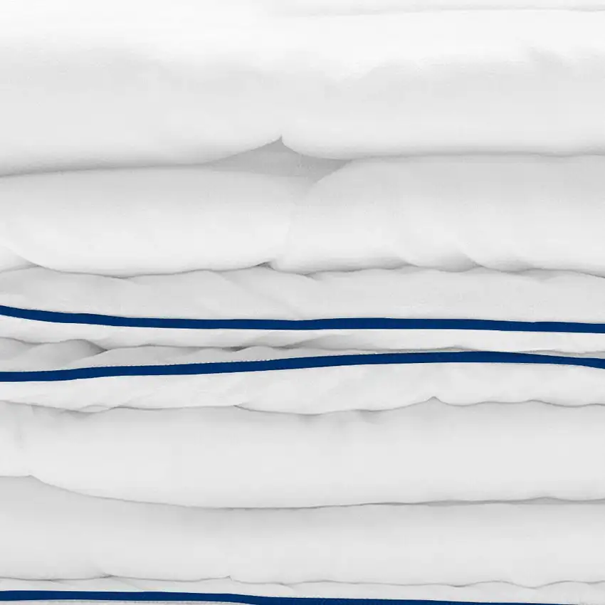 White  Washable Feather And Down Blend Comforter Photo 3