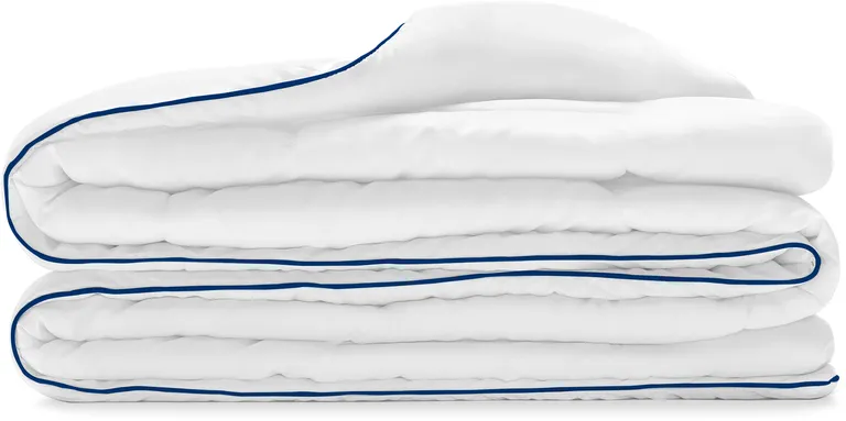 White  Washable Feather And Down Comforter Photo 3