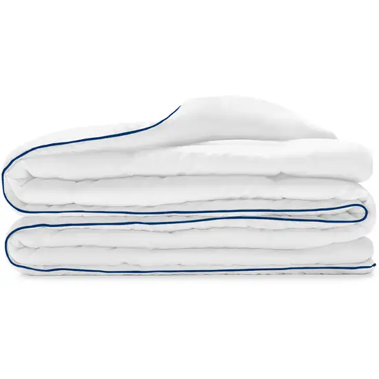 White  Washable Feather And Down Comforter Photo 3