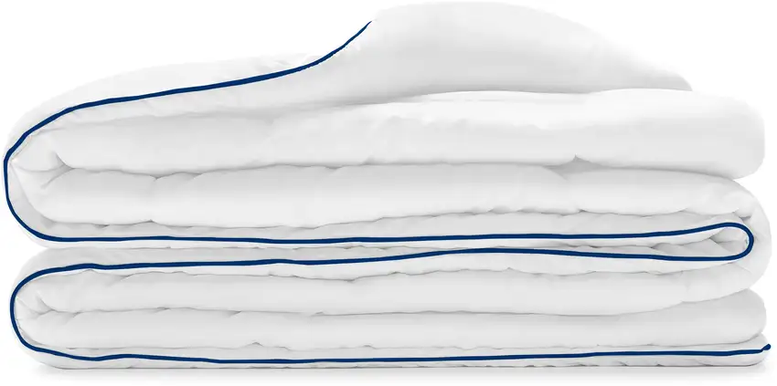 White  Washable Feather And Down Comforter Photo 3