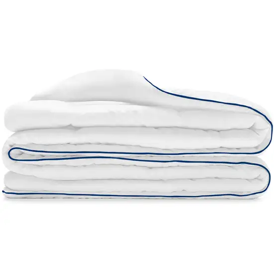 White  Washable Feather And Down Comforter Photo 1