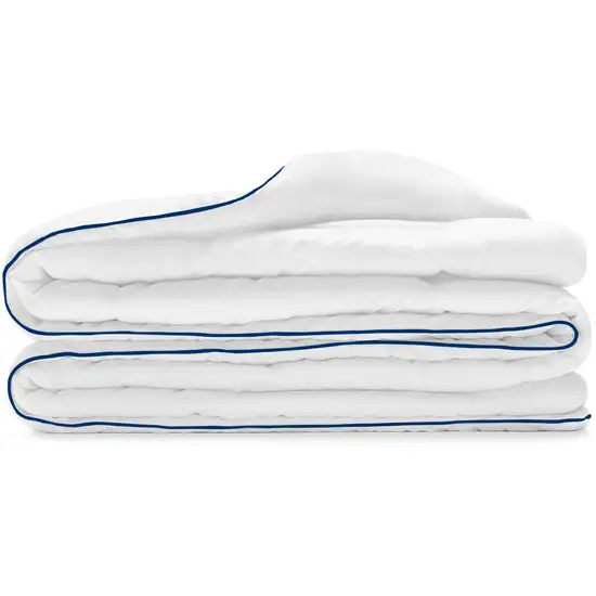 White  Washable Feather And Down Comforter Photo 4