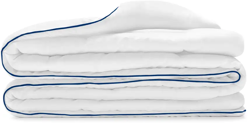 White  Washable Feather And Down Comforter Photo 4