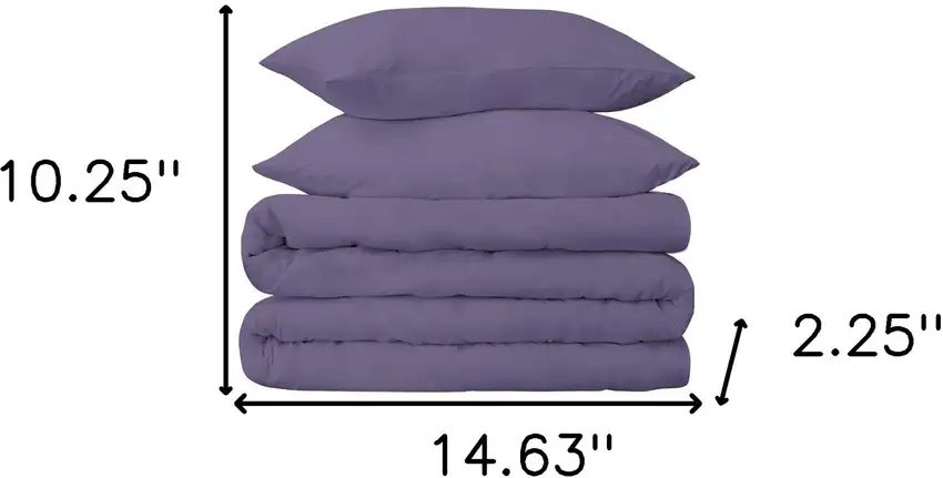 Wisteria  Cotton Blend 650 Thread Count Washable Duvet Cover Set Photo 5