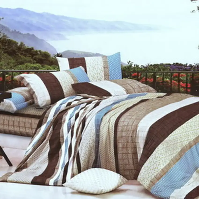 Wonderful Life -  Luxury 4PC Comforter Set Combo 300GSM (Twin Size) Photo 2